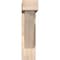 Ekena Millwork Traditional Block Smooth Bracket w/ Offset Brace, Douglas Fir, 5 1/2"W x 22"D x 22"H BKT0604X22X22TRA05SDF - alternate 3